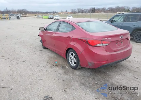 2014 Hyundai Elantra Se z USA, uszkodzony, nr VIN KMHDH4AE4EU195768
